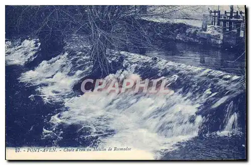 Cartes postales Pont Aven Chute d'eau au Moulin de Rosmadee