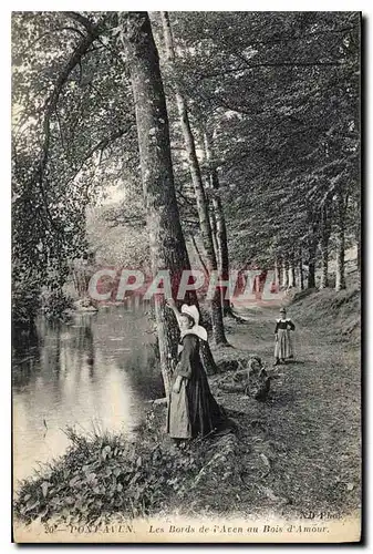 Ansichtskarte AK Pont Aven Les Bords de d'Aven au Bois d'Amour