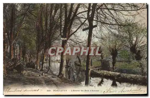 Ansichtskarte AK Pont Aven l'Entree de Bois d'Amour