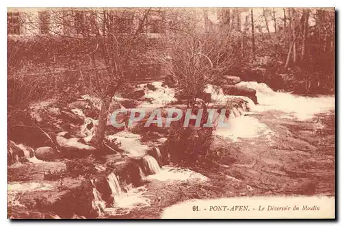 Cartes postales Pont Aven Le Doversoir du Moulin