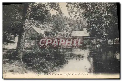 Cartes postales Pont Aven Un joli Coin de l'Aven