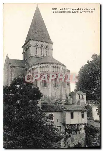 Cartes postales Mareuil sur Lay Vendee Belle Eglise