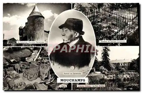 Cartes postales Mouchamps l'Eflise l'Ancien Chateau Colombier Clemenceau Tombeau
