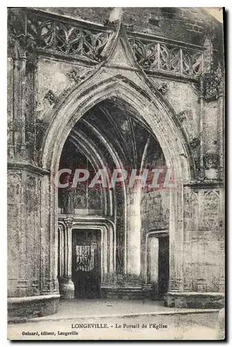 Cartes postales Longeville le portail de l'eglise