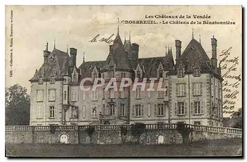 Ansichtskarte AK Le Chateau de la Vendee Crosbreuil le chateau de la Benatonniere