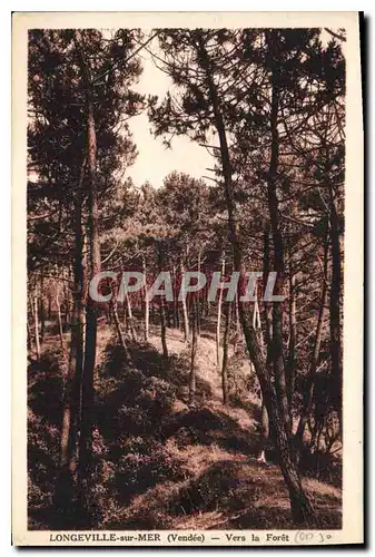 Cartes postales Longeville sur Mer Vendee Vers la Foret