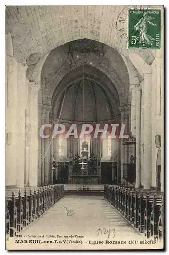 Ansichtskarte AK Mareuil sur Lay Vendee eglise Romane XI siecle