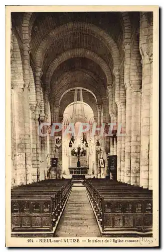 Ansichtskarte AK Nieul sur l'Autize interieur de l'eglise romane