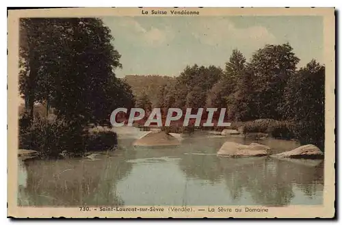 Cartes postales La Suisse Vendeenne Saint Lourent sur Sevre Vendee la Sevre au Domaine
