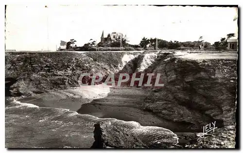 Ansichtskarte AK Corniche de Croix de Vie a Sion Vendee chateau Remember face au Trou du Diable