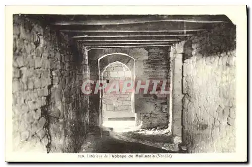 Ansichtskarte AK Interieur de l'Abbaye de Mailezais Vendee