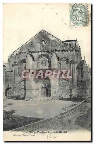 Ansichtskarte AK Vendee Eglise de Benet