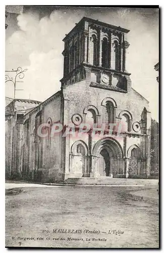 Cartes postales Maillezais Vendee l'eglise