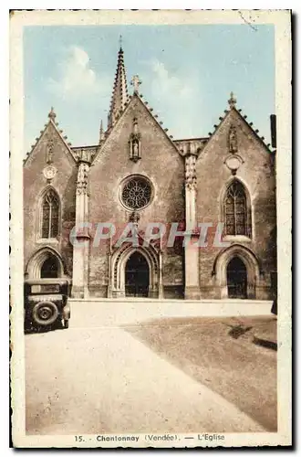 Ansichtskarte AK Chantonnay Vendee l'eglise