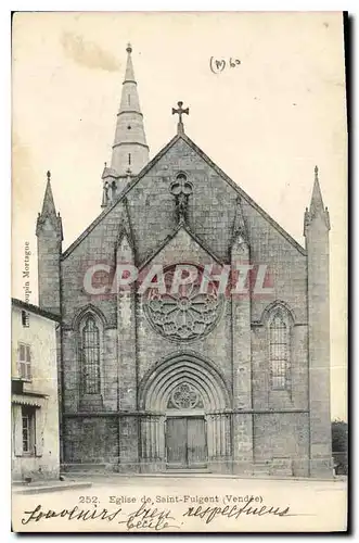 Ansichtskarte AK Eglise de Saint Fulgent Vendee