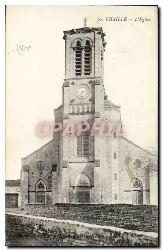 Cartes postales Chaille l'eglise