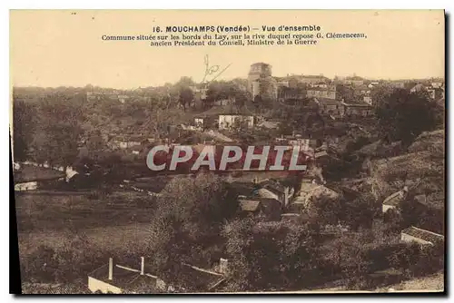 Ansichtskarte AK Mouchamps Vendee vue d'ensemble commune situee sur les bords du Lay sur la rive duquel repose G