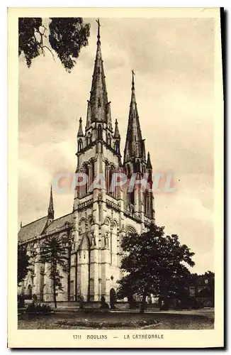 Cartes postales Moulins la cathedrale