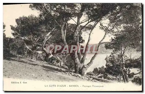 Ansichtskarte AK La Cote d'Azur Bandol Paysages Provencaux