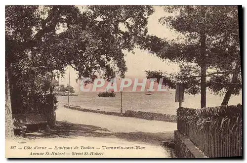 Cartes postales Cote d'Azur Enviros de Toulon Tamaris sur Mer Avenue St Hubert