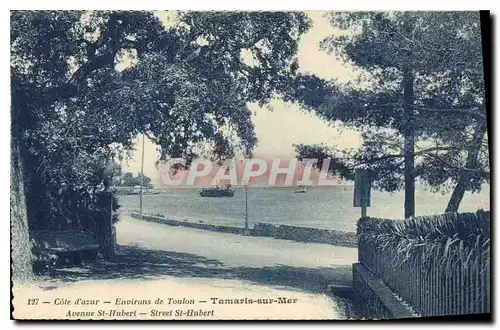 Ansichtskarte AK Cote d'Azur Environs de Toulon Tamaris sur Mer Avenue St Hubert