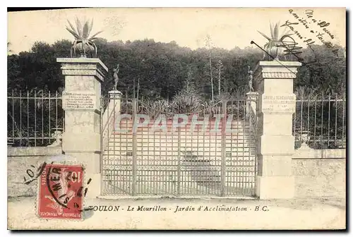 Cartes postales Toulon Le Mourillon Kardin d'Acclimatation