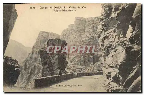 Ansichtskarte AK Gorges de Daluis Vallee du Var Alpes Maritimes