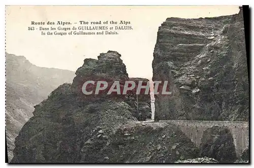 Ansichtskarte AK Route des Alpes Dans les Gorges de Guillaumes et Daluis