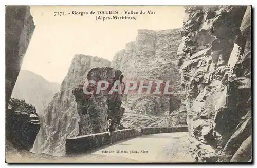 Ansichtskarte AK Gorges de Daluis Vallee du Var Alpes Maritimes