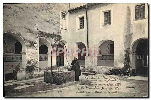 Cartes postales Monastere de Cimiez Le Cloitre