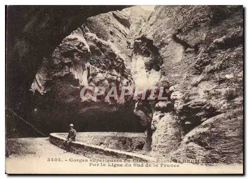 Cartes postales Gorges superieures du Cians Par la Ligne du Sud de la France