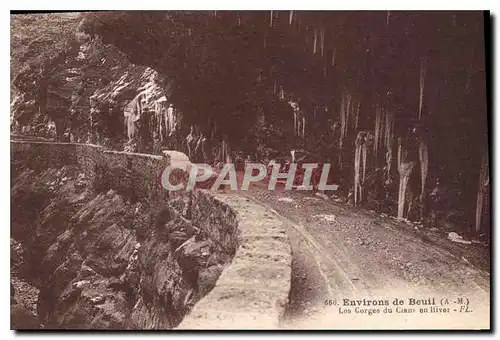 Cartes postales Environs de Beuil A M Les Gorges du Cians