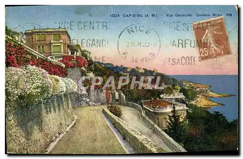 Cartes postales Cap d'Ail A M Vue Generale