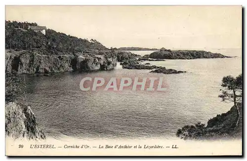 Ansichtskarte AK l'Esterel Corniche d'Or La Baie d'Antheor et la Lezardiere