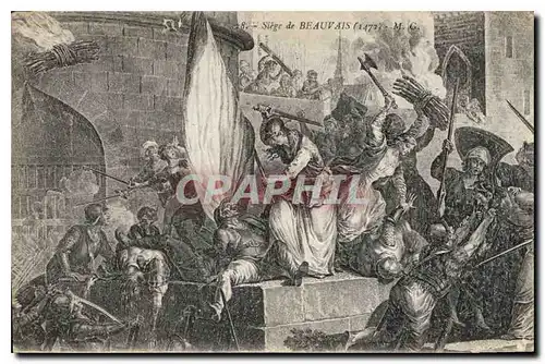 Cartes postales Siege de Beauvais