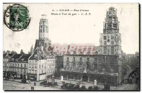 Cartes postales Calais Place de Tour du guet CAP