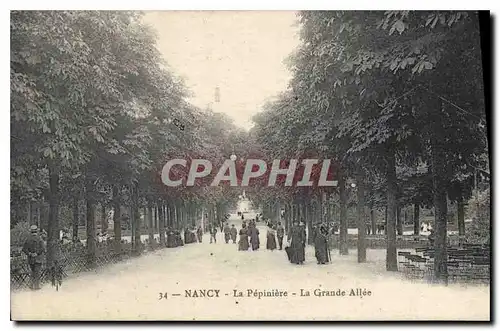 Ansichtskarte AK Nancy La Pepiniere La Grande Allee