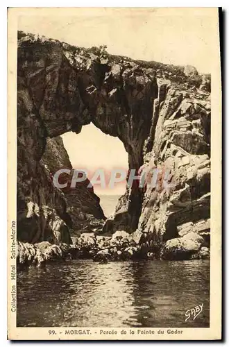 Ansichtskarte AK Morgat Percee de la Pointe du Gadar