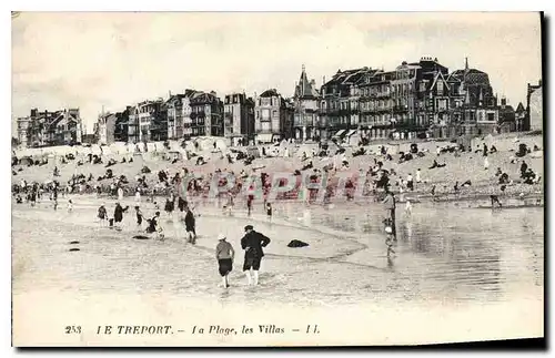 Ansichtskarte AK Le Treport La Plage les Villas