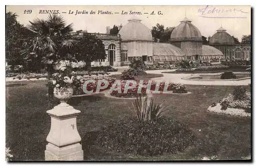 Ansichtskarte AK Rennes Le Jardin  des Plantes Les Serres