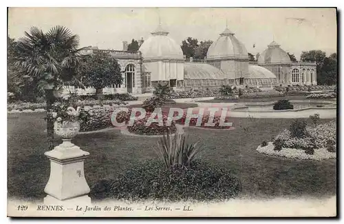 Ansichtskarte AK Rennes Le Jardin  des Plantes Les Serres