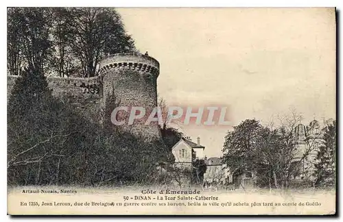 Ansichtskarte AK Cote d'Emevaude Dinan La Tour Sainte Catherine