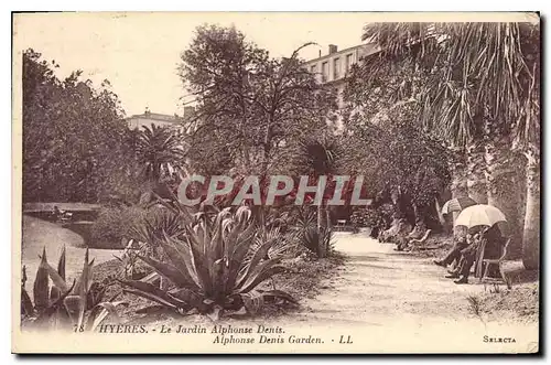 Ansichtskarte AK Hyeres Le Jardin Alphonse Denis