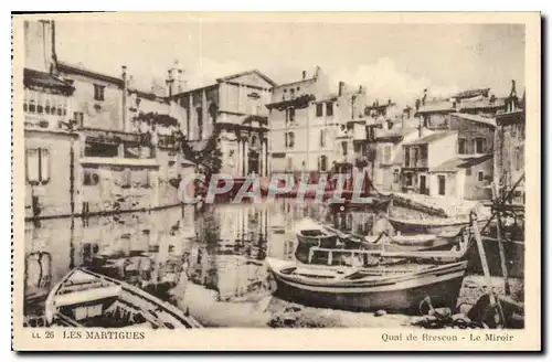 Cartes postales Les Martigues Quai Brescon Le Miroir