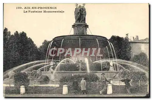 Cartes postales Aix en Provence La Fontaine Monumentale