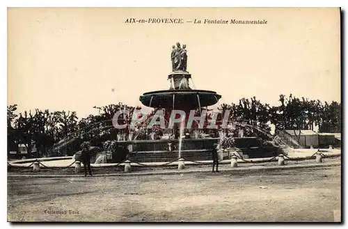 Cartes postales Aix en Provence La Fontaine Monumentale