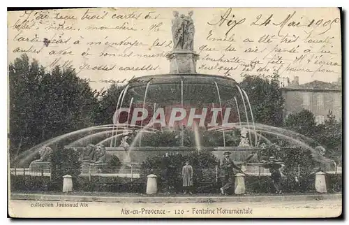 Cartes postales Aix en Provence Fontaine Monumentale