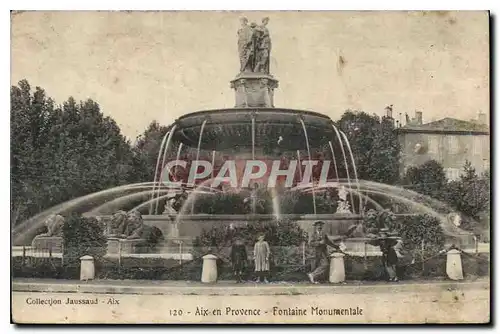 Cartes postales Aix en Provence Fontaine Monumentale