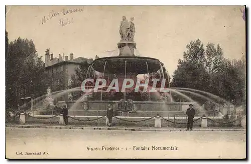 Cartes postales Aix en Provence Fontaine Monumentale