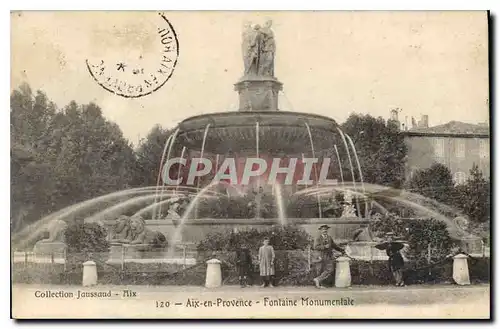 Cartes postales Aix en Provence Fontaine Monumentale